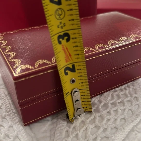 Cartier original sunglasses leather box suede type on inside satin fabric w logo Cartier Sunglasses Case Empty Authentic with Accessories | eBay main image 4